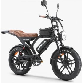 Resim Ape Ryder Mandrıll 1000w Elektrikli Bisiklet Ayna Çanta Ve El Gazı Siyah 