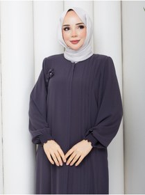 Resim moda asmila Özel Günler İçin Terletmez Ferace Broş Hediyeli 