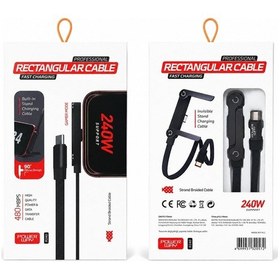 Resim Nothing Phone 2a Plus İle Uyumlu 240w Type-c Type-c Oyun Şarj Kablosu 