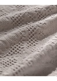 Resim Madame Coco Carla Çift Kişilik Yatak Örtüsü Gri 