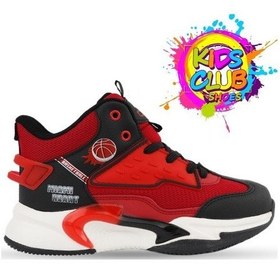 Resim Cool London Unisex Ortopedik Çocuk Basketbol Ayakkabısı Kırmızı 