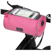 Resim Novahub Su Geçirmez Bisiklet Gidon Çantası, Dokunmatik Telefon Tutucu, Omuz Çantası, Mtb Saklama Çantası, Oxford Kumaş, Çok Renkli Çok Renkli 