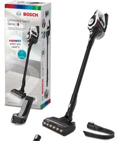 Resim Bosch 18 V, Led Aydınlatma Turbo Modlu Dikey Şarjlı Süpürge, Yeni Seri 