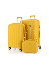 Resim Mçs Polipropilen 3lü Valiz Seti Büyük & Orta & Makyaj V305 S21yy1000078-set 00012 Sarı 