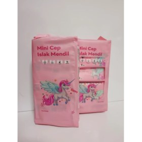 Resim Islak Mendil Mini 8 Li Pembe 