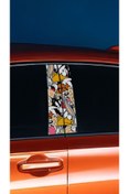 Resim YENİ CREATİVE Araç Kapı Direk Kaplama Folyosu Bugs Bunny Desenli (SAĞ SOL TAKIM) (2 ADET) - 22x50 Cm 