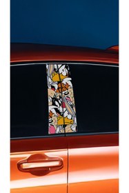 Resim YENİ CREATİVE Araç Kapı Direk Kaplama Folyosu Bugs Bunny Desenli (SAĞ SOL TAKIM) (2 ADET) - 22x50 Cm 