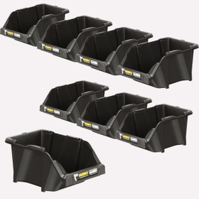 Resim Wisent 8'li Duvar Tipi Avadanlık Seti Siyah 