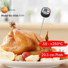 Resim Testo 0560 1111 Üstten Göstermeli Problu Termometre | 20.5 cm Prob 