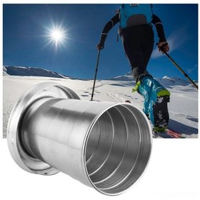 Resim Kosona Stainless Steel Çok Bölmeli Katlanabilir Bardak, Anahtar Zinciri İle Taşınabilir, Piknik Ve Doğa Etkinlikleri İçin Dayanıklı Su Kasesi Diğer 