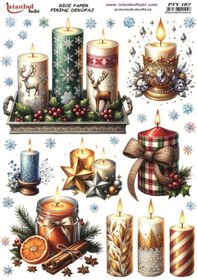 Resim Pirinç Dekopaj Kağıdı 30x42cm Pty-167 