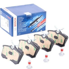 Resim Bosch Diskli fren balatası seti; arka SKODA Octavia 1.0 TSI 6/2016 - 10/2020 85 kW 5E3 