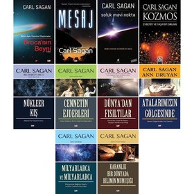Resim Carl Sagan 10 Kitap Set - Karanlık Bir Dünyada Bilimin Mum Işığı - Kozmos - Soluk Mavi Nokta - Dünya'dan Fısıltılar - Cennetin Ejderleri 