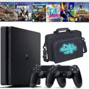 Resim Glowtech Ps4 Slim 500GB - Çanta + 2 Kol - Oyun Yüklü - Yenilenmiş Konsol - 12 Ay Garanti 