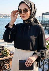 Resim N.S NEVA STYLE Siyah Tesettür Tunik 6285S 