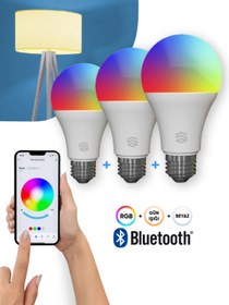 Resim Şımart Akıllı Bluetooth 3'lü Led Ampul 