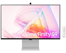 Resim SAMSUNG ViewFinity S9 LS27C902PAUXUF 27 inç 5K Pivot Asansör Thunderbolt 4 AirPlay Kameralı Akıllı IPS Monitör 27” ViewFinity S9 Yüksek Çözünürlüklü Monitör