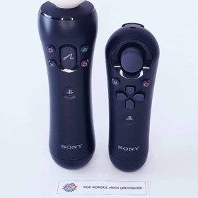 Resim SONY Playstation Move Kol ve Move Navigator Seti PS3 Move Kol Seti PS Move Navigation Controller 