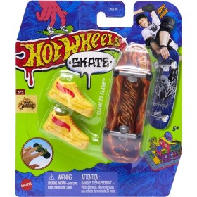 Resim Hot Wheels Skate Parmak Kaykay ve Ayakkabı Claim To Flame HVJ78 