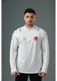 Resim Hummel Dream Milli Takım Antrenman Eşofman Üstü Beyaz 