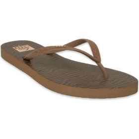 Resim Reef CJ9441 Reef Seaside Prints Parmak Arası Kahverengi Kadın Terlik 