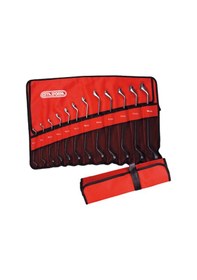 Resim Ceta Form 12 Parça Yıldız İki Ağız Anahtar Takımı (Bez Çantalı) 