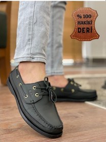 Resim Muggo Dexter Hakiki Deri Erkek Günlük Klasik Casual Ayakkabı 