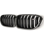 Resim Bmw F10 Parlak Siyah Çift Serit M5 Panjur Seti 2011-2016 306565717 Diğer