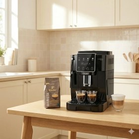 Resim Delonghi Magnifica Start Tam Otomatik Kahve Makinesi - Soft Touch Panel - Gri/siyah +2kg Kahve ECAM220.22.GB 