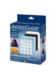 Resim Aeroflow Philips Powerpro Compact Fc8472/81 Uyumlu Fc8058/01 Filtre Seti 