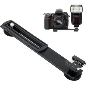 Resim Ayex Dslr Ve Dv Kameralar İçin Flash Bracket Flaş Ve Aksesuar Bağlantın Adaptörü 