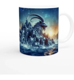 Resim Oğlak Burcu Baskılı Kahve Kupası - Astral Denizaltı Dünyası Vs3 