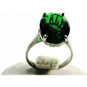 Resim Gümüş Oval Zirkon Taşlı Kadın Yüzük 