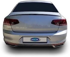 Resim Omsa Line VW Passat B8 ile uyumlu Spoiler Piano Black 2015 ve Sonrası 