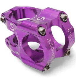 Resim Lunje 31.8mm Alüminyum Dayanıklı Mor Gidon Boğazı Brm Bisiklet 