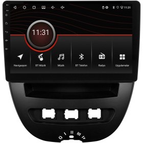 Resim Carvocal Peugeot 107 Android Multimedya Sistemi (2005-2014) CRV-4844XR 