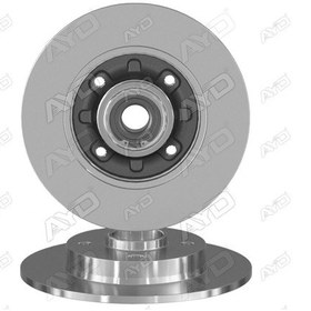 Resim Arka Fren Dıskı Rulmanlı 249mm C3 Pıcasso Ds3 C3 Iıı P207 P307 P2 