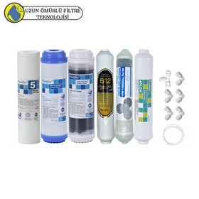 Resim Pemax Water Solutions Purefer Açık Kasa Çift Karbonlu Sertifikalı 6'lı Mebransız B12 Alkali Şeffaf 4'lü Mineral 
