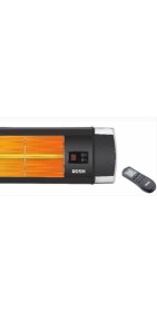Resim Rosh Balkon Iç ve Dış Mekan 2500 Watt Holojen Loş Işıklı Isıtıcı 