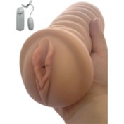 Resim Erofoni Ultra Süper Realistik 18 CM Büyük Boy Titreşimli 800 Gram Yapay Suni Vajina Mastürbatör 