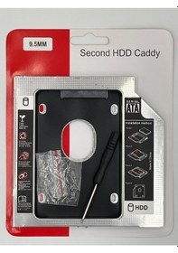 Resim 9.5 Mm Ssd Sata Harddisk Kutu Notebook Ssd- Hdd Kızak 