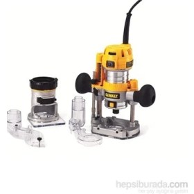 Resim Dewalt 900W El Frezesi 2 Adet Hassas Ayarl Paralel Kesme Kılavuzu D26204K-QS 