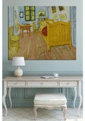 Resim Vincent Van Gogh The Bedroom Kanvas Tablo 120 x 120 