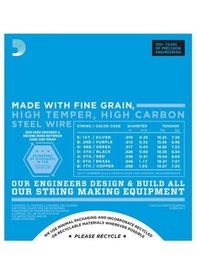 Resim D'addario Exl110-7 Elektro Gitar Teli 10-59 