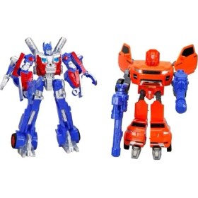 Resim MCM Group Işıklı 2'li Power Robot Transformer Dönüşen Araçlar 