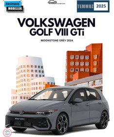 Resim 1:18 2024 Volkswagen Golf GTI 8 Moonstone Grey 