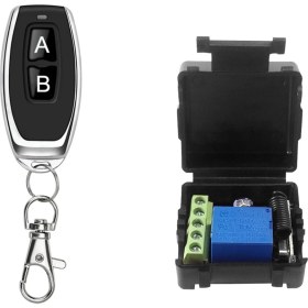 Resim Serfhyff Evrensel Kablosuz Uzaktan Kumanda Anahtarı DC12V 1ch Relay Alıcı Modülü Rf Verici 433MHZ Akıllı Uzaktan Kontroller (Yurt Dışından) 