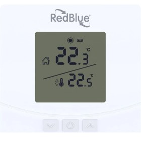 Resim Redblue Square 05 Rf Kablosuz Dijital Oda Termostatı (Smart Değildir) 