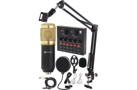 Resim Filtreli Condenser Mikrofon Ses Kartı Stand Set 