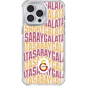 Resim Galatasaray Bayrak Metin Şeffaf Telefon Kılıfı - iPhone 15 Pro Max 